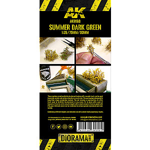 Summer dark green shrubberies 1:35 / 75mm / 90mm da AK Interactive - para fornecer variedade e alcançar densidade em qualquer terreno