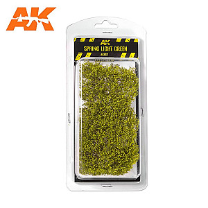 Spring light green shrubberies 1:35 / 75mm / 90mm da AK Interactive - para fornecer variedade e alcançar densidade em qualquer terreno