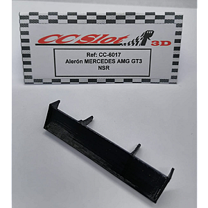 Aileron de borracha flexível da CC Slot 3D para Mercedes AMG GT3 da NSR