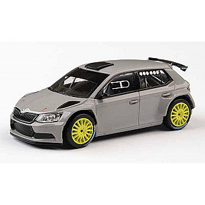 Abrex Skoda Fabia R5 cinzento - Escala 1/43