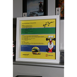 Quadro 25x25 cm - Winner Series - Ayrton Senna