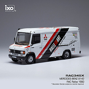 IXO Mercedes-Benz 814D - Assistência Mitsubishi Ralliart RAC Rali 1990