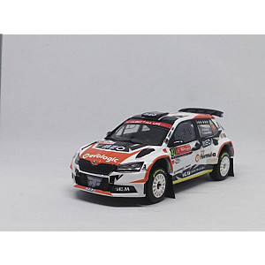 Miniatura personalizada base IXO Skoda Fabia EVO R5 #42 - Armindo Araújo / Luís Ramalho - Rally Portugal 2021