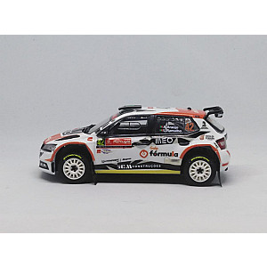 Miniatura personalizada base IXO Skoda Fabia EVO R5 #42 - Armindo Araújo / Luís Ramalho - Rally Portugal 2021