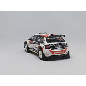 Miniatura personalizada base IXO Skoda Fabia EVO R5 #42 - Armindo Araújo / Luís Ramalho - Rally Portugal 2021