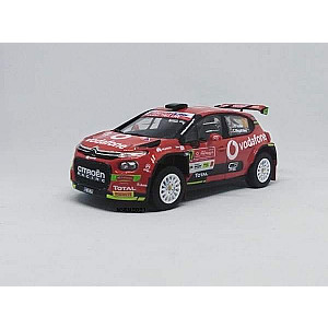 Miniatura personalizada base IXO Citröen C3 R5 - José Pedro Fontes / Carlos Magalhães Rally Portugal 2019