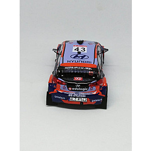 Miniatura personalizada base IXO Hyundai I20 R5 - Bruno Magalhães & Carlos Magalhães - Rally de Portugal 2021.