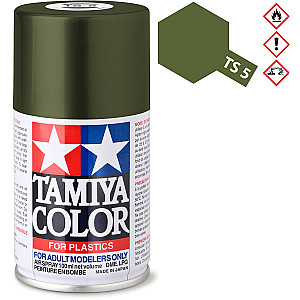 Tinta spray Tamiya 100ml. verde oliva TS-5