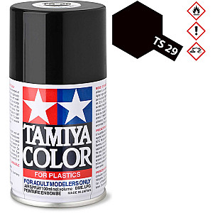 Tinta spray Tamiya 100ml. preto semi mate TS-29