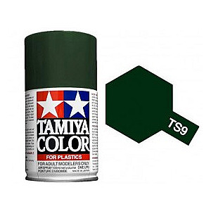 Tinta spray Tamiya 100ml. verde inglês TS-9