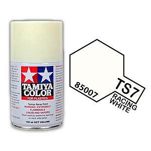 Tinta spray Tamiya 100ml. branco racing TS-7