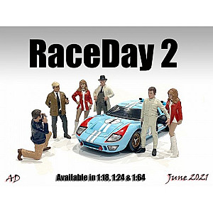 Race Day Series 2 figure #6 1:18 American Diorama