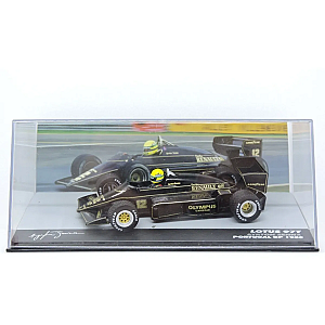 Promocar Lotus Renault 97T #12 pilotado por Ayrton Senna no GP de Portugal F1 de 1985