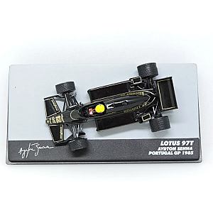 Promocar Lotus Renault 97T #12 pilotado por Ayrton Senna no GP de Portugal F1 de 1985