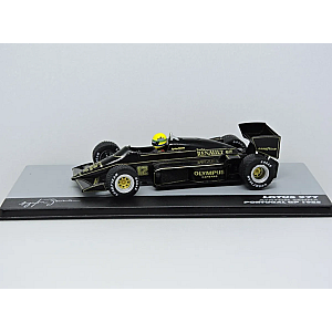 Promocar Lotus Renault 97T #12 pilotado por Ayrton Senna no GP de Portugal F1 de 1985