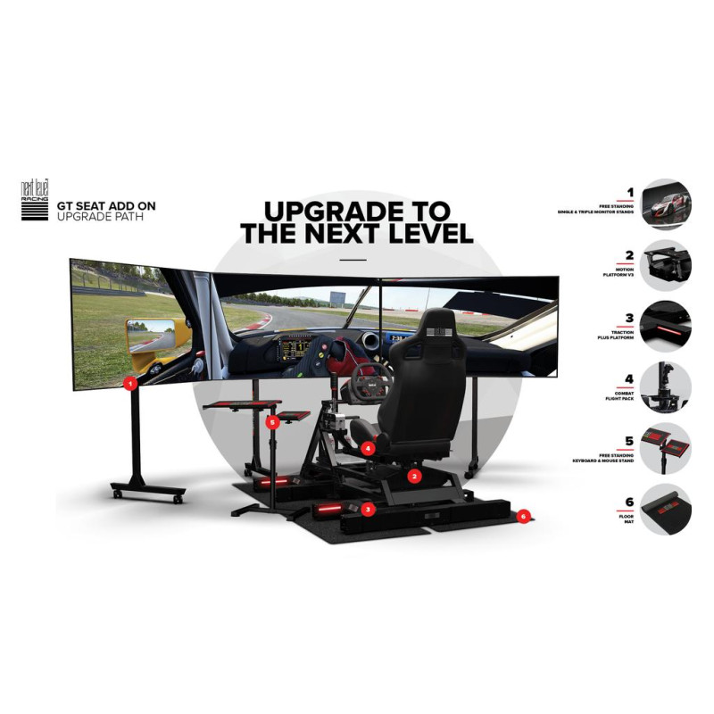 Next Level Racing GT Seat Add-on for Wheel Stand DD or 2.0 9