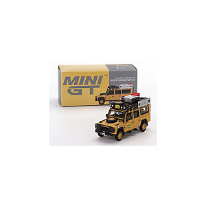 MiniGT 1:64 MGT00463-R Land Rover Defender 110 Camel Trophy 1989