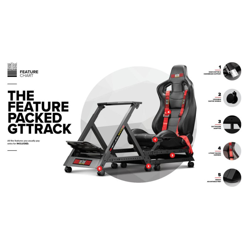 Next Level Racing GTtrack Simulator Cockpit 05