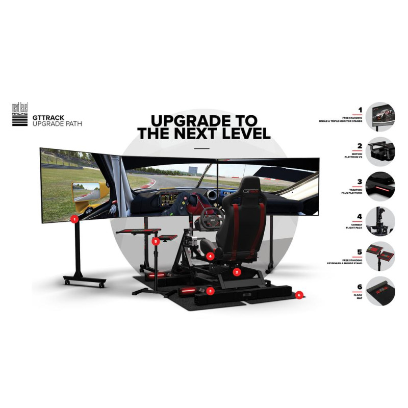 Next Level Racing GTtrack Simulator Cockpit 10