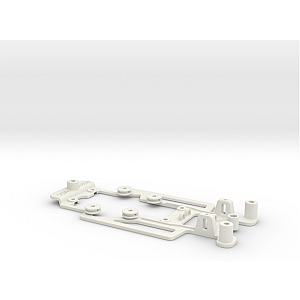 Chassis para suporte de motor Slot.it da i3D Slot para Ford RS200 da MSC