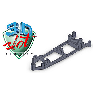 Chassis inline da 3D Slot para Ford RS200 da MSC