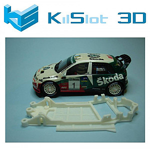 Chassis anglewinder da Kilslot para Skoda Fabia WRC da SCX