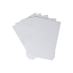 Papel de decalque A4 branco da Catedral Decals para impressora laser