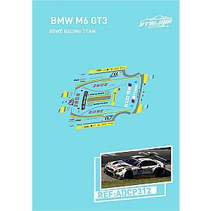 Decalque, Atalaya Decals, completo p/BMW M6 GT3 ROWE Racing Team