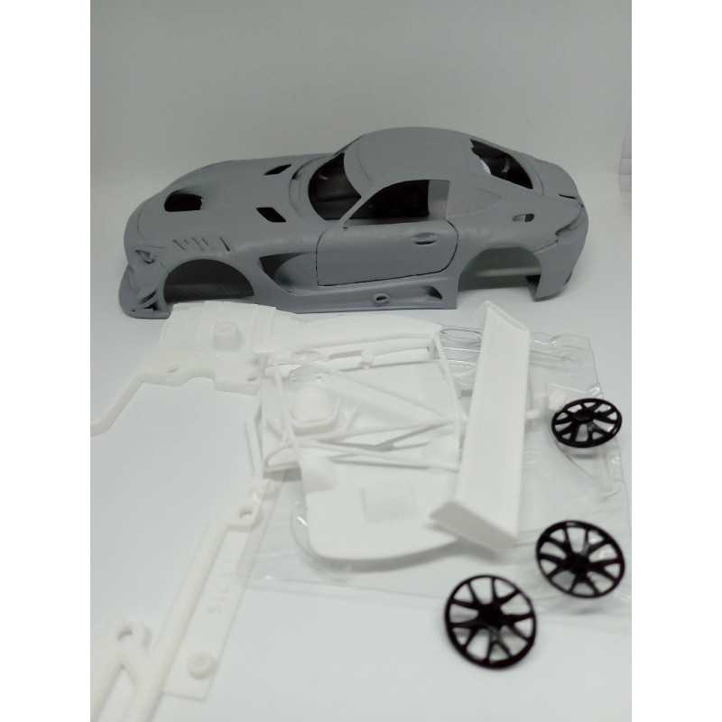 Carroçaria &#038; Chassis 3D Mercedes AMG GT3 &#8211; Escala 1/32