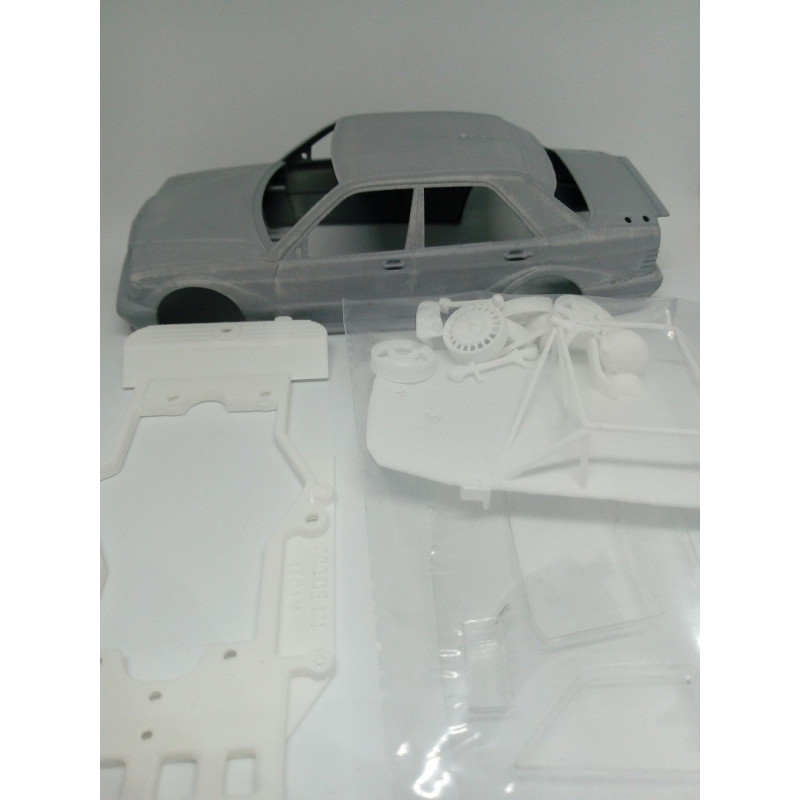 Carroçaria &#038; Chassis 3D Mercedes 190 DTM &#8211; Escala 1/32