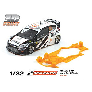 Chassis 3DP da Scaleauto para Ford Fiesta WRC SCX