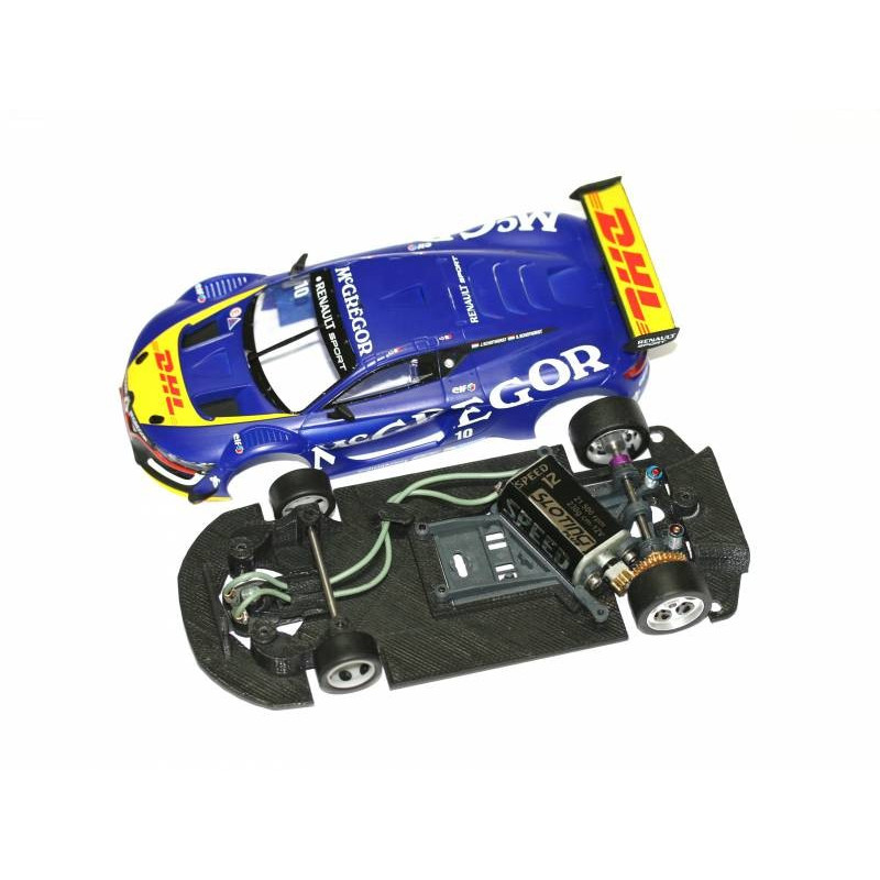 Chassis Sloting+ 3D SCX Renault Sport RS01