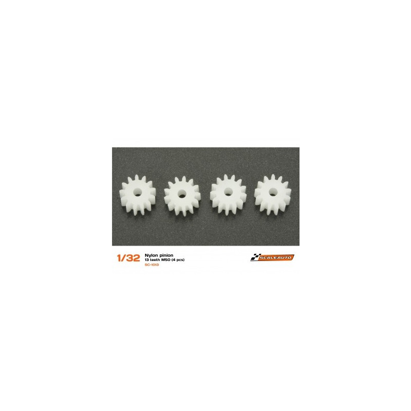 Pinhão em Nylon 13z M50 para eixos 2.38mm (4pcs)