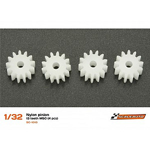 Pinhão, Scaleauto, nylon 13z M50 para eixos 2.38mm (4pcs)