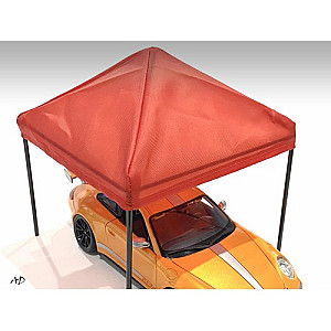 1:18 Accessory - Canopy (Black frame Red Canopy cover).