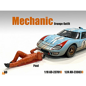 1:18 Mechanic with orange jumpsuit - Paul