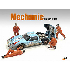 American Diorama 1:18 AD-23790OR Mechanic with orange jumpsuit - Ken