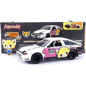 Toyota Trueno (AE86) with Aggretsuko Figure - 1986