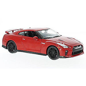 Nissan GT-R, vermelho, 2017