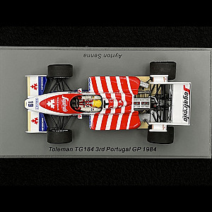 Toleman TG184 F1 #19 - Ayrton Senna - 3º classificado GP Portugal 1984