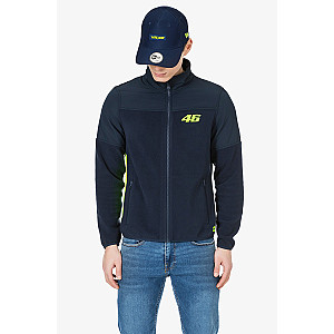 2023 VR46 WRT23 Polar Fleece Man, Black