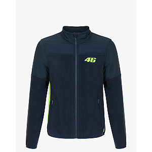 2023 VR46 WRT23 Polar Fleece Man, Black