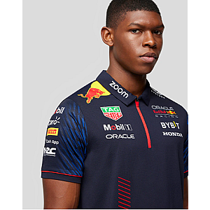 Oracle Red Bull Racing Men's Short Sleeve Polo Shirt - Night Sky