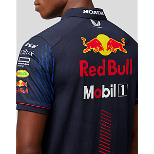 Oracle Red Bull Racing Men's Short Sleeve Polo Shirt - Night Sky