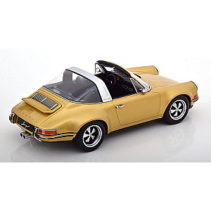 KK Scale Models 1:18 KKDC180474 Porsche 911 Targa Singer dourado metálico