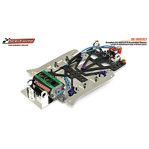 Chassis SC-8003 GT3 1/24 Pré-montado sem rodas & sem suportes de carroçaria