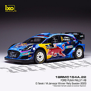 IXO Ford Puma Rally1 #8 - Vencedor Rally da Suécia 2023 - Ott Tänak/ Martin Järveoja