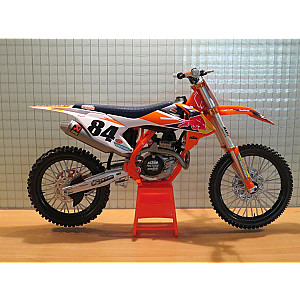 Maisto KTM 450 SX-F #84 - Red Bull KTM Supercross - Jeffrey Herlings (Dutch Rider) 