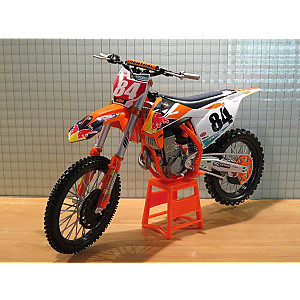 Maisto KTM 450 SX-F #84 - Red Bull KTM Supercross - Jeffrey Herlings (Dutch Rider) 