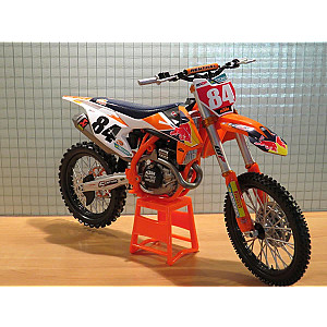 Maisto KTM 450 SX-F #84 - Red Bull KTM Supercross - Jeffrey Herlings (Dutch Rider) 